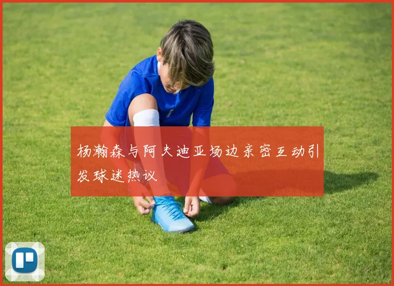杨瀚森与阿夫迪亚场边亲密互动引发球迷热议